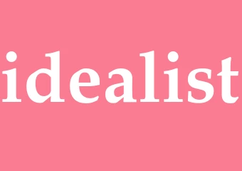 Synonym idealist