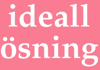 Synonym ideallösning