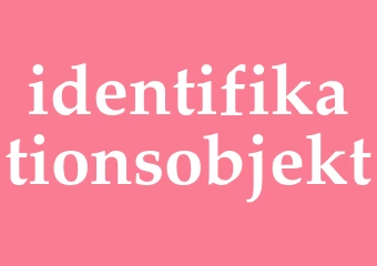 Synonym identifikationsobjekt