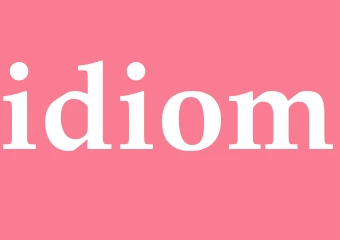 Synonym idiom