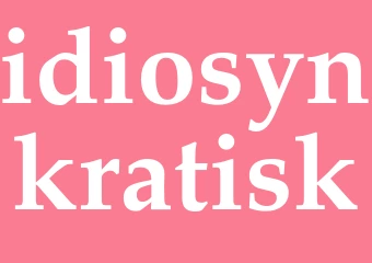 Synonym idiosynkratisk