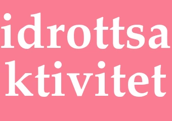 Synonym idrottsaktivitet