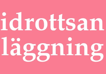 Synonym idrottsanläggning