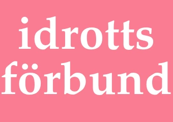 Synonym idrottsförbund