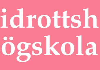 Synonym idrottshögskola
