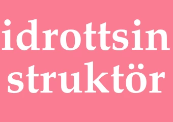 Synonym idrottsinstruktör