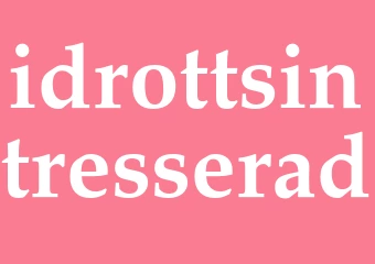 Synonym idrottsintresserad