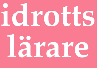 Synonym idrottslärare