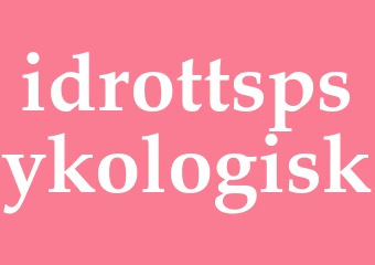 Synonym idrottspsykologisk