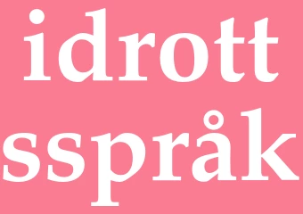 Synonym idrottsspråk
