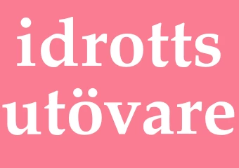 Synonym idrottsutövare
