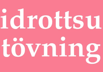 Synonym idrottsutövning