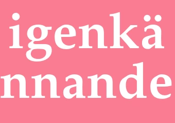 Synonym igenkännande