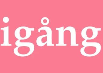 Synonym igång