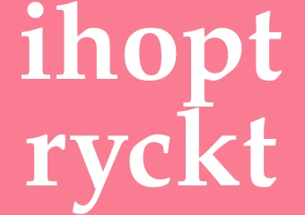 Synonym ihoptryckt