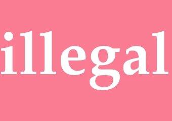 Synonym illegal