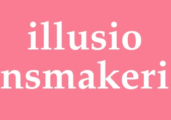 Synonym illusionsmakeri