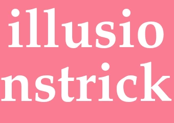 Synonym illusionstrick