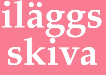 Synonym iläggsskiva
