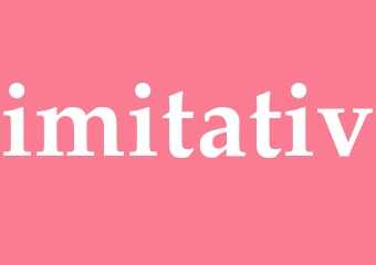 Synonym imitativ