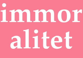 Synonym immoralitet