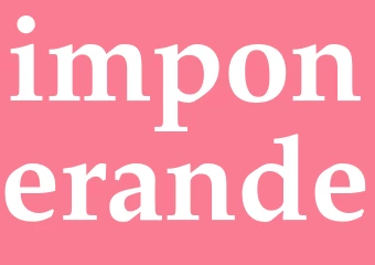 Synonym imponerande