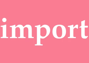 Synonym import