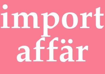 Synonym importaffär