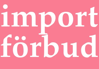 Synonym importförbud
