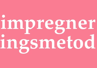 Synonym impregneringsmetod