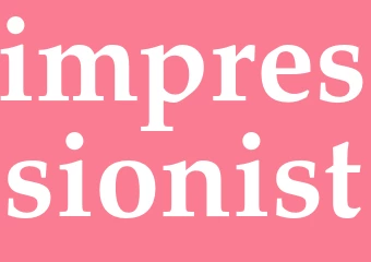 Synonym impressionist