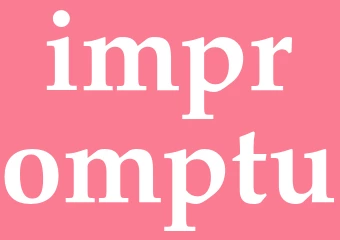 Synonym impromptu