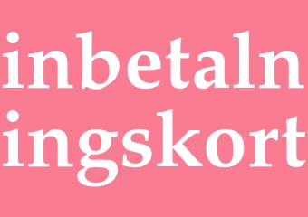 Synonym inbetalningskort