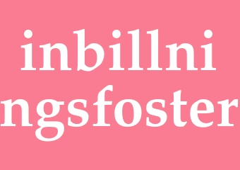Synonym inbillningsfoster