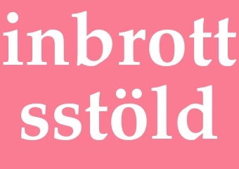 Synonym inbrottsstöld