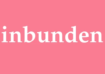 Synonym inbunden