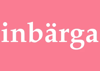 Synonym inbärga