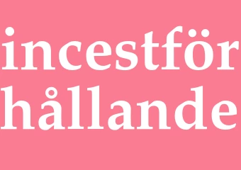 Synonym incestförhållande