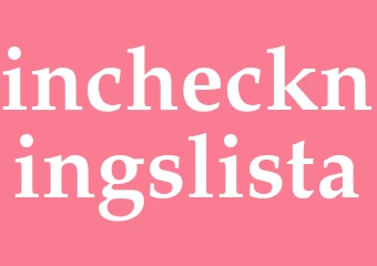 Synonym incheckningslista