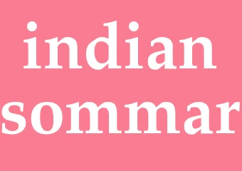 Synonym indiansommar