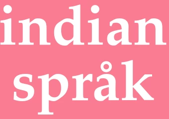 Synonym indianspråk