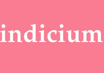 Synonym indicium