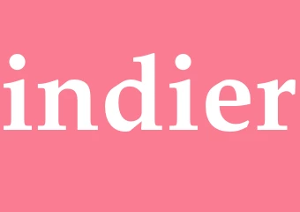 Synonym indier