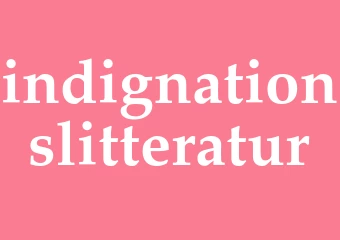 Synonym indignationslitteratur