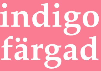 Synonym indigofärgad