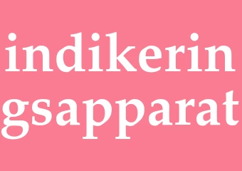 Synonym indikeringsapparat