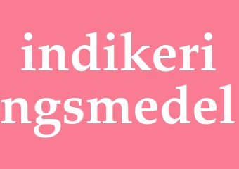 Synonym indikeringsmedel