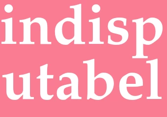 Synonym indisputabel