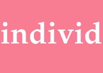 Synonym individ
