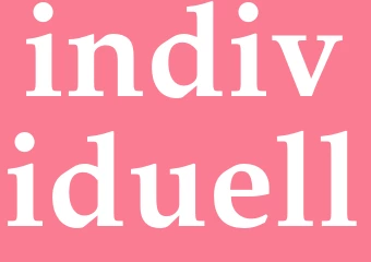 Synonym individuell